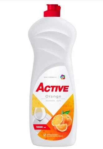 Active гель 1л д/миття посуду апельсин